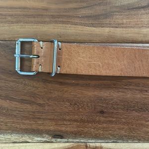 Leather belt